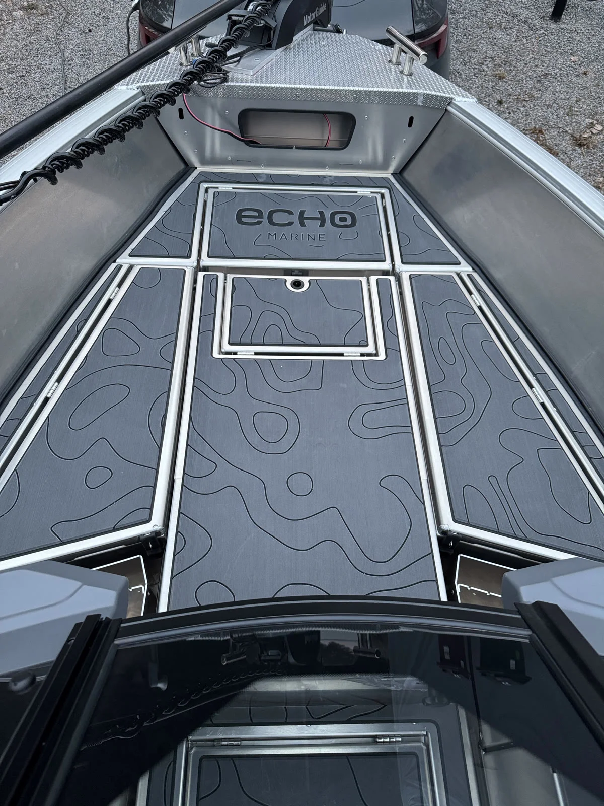 Fördäck med Echo Marine-design
